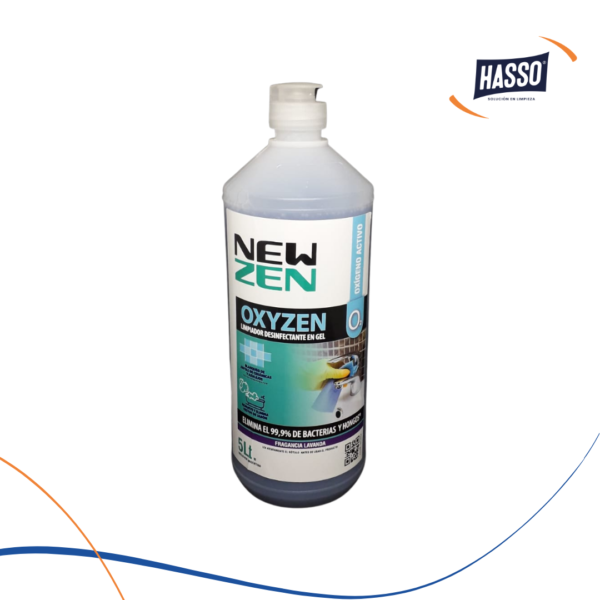 NEW ZEN LIMPIADOR DESINFECTANTE EN GEL - OXYZEN X 1Lt