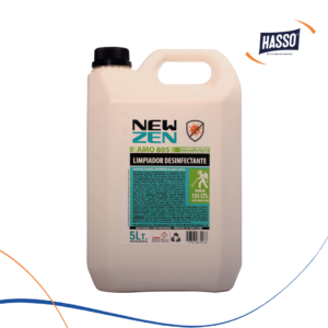 NEW ZEN LIMPIADOR DESINFECTANTE AMO 805 - AMONIO CUATERNARIO 5% - 5Lt.