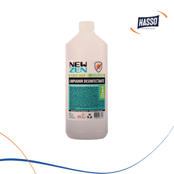 NEW ZEN LIMPIADOR DESINFECTANTE AMO 805- 1 LITRO