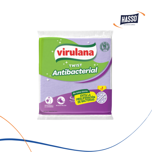 VIRULANA -  PAÑO TWIST ANTIBACTERIAL