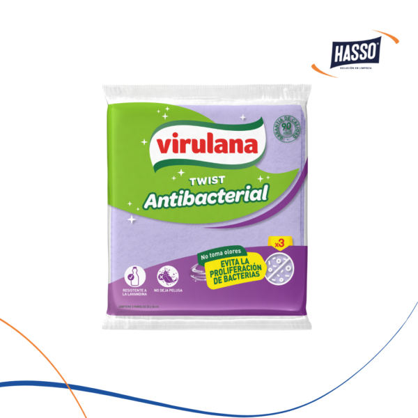 VIRULANA -  PAÑO TWIST ANTIBACTERIAL - Imagen 2