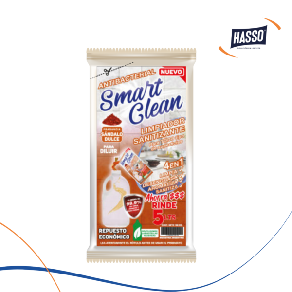 SMART CLEAN ANTIBACTERIAL RINDE 5 Lts. - SANDALO DULCE