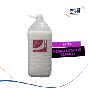 HASSO DESINFECTANTE BLANCO PREP.- 4LT-